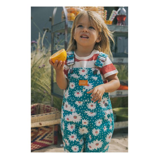 Daisy Bay Long Dungarees  | Blu