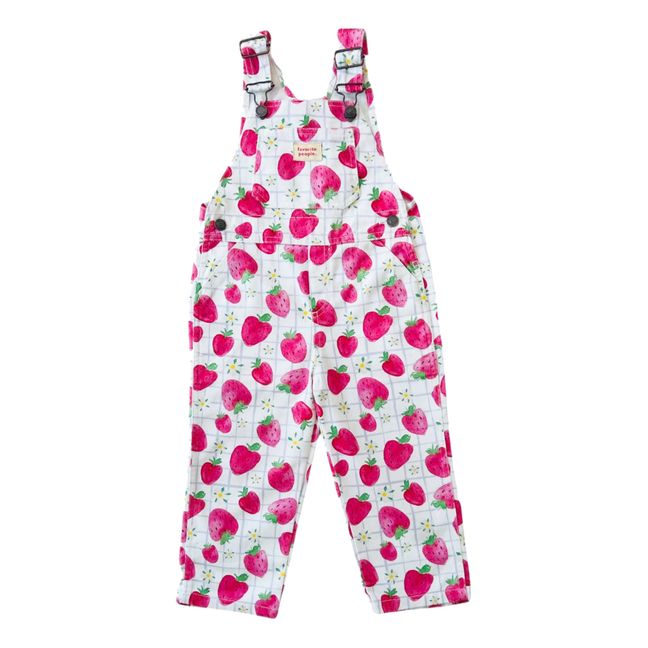 Salopette Longue Fraises Straw Melon | Rouge