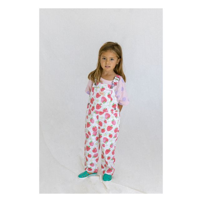 Salopette Longue Fraises Straw Melon | Rouge