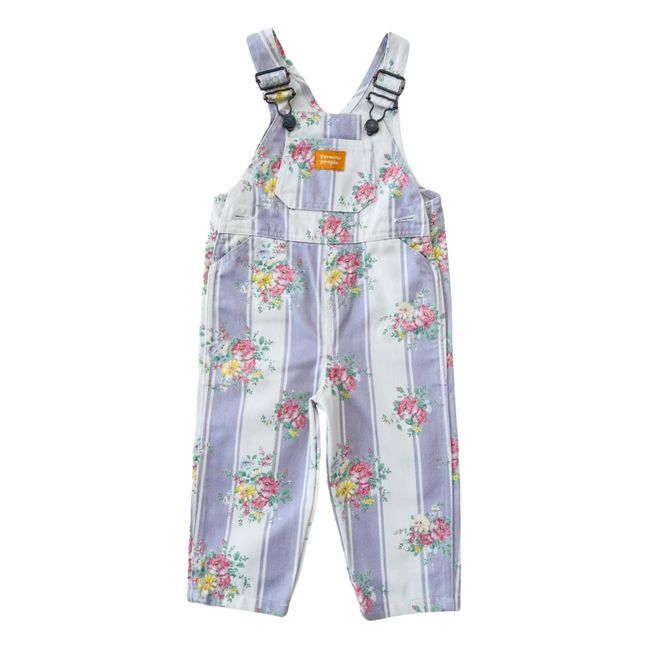 Orchid Flowers Long Overalls | Purple