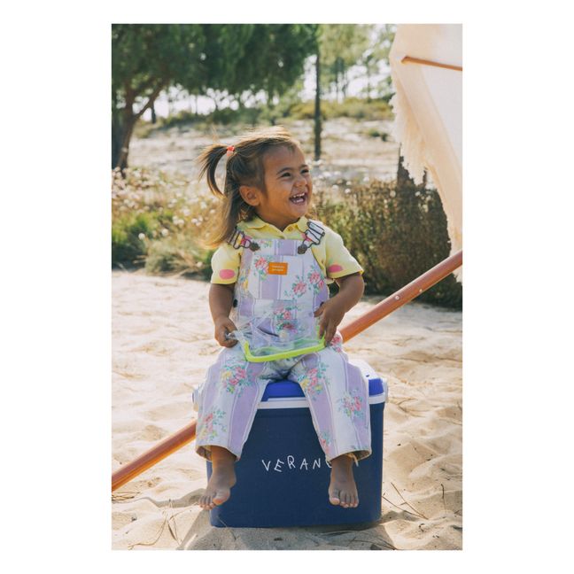 Orchid Flowers Long Overalls | Violeta
