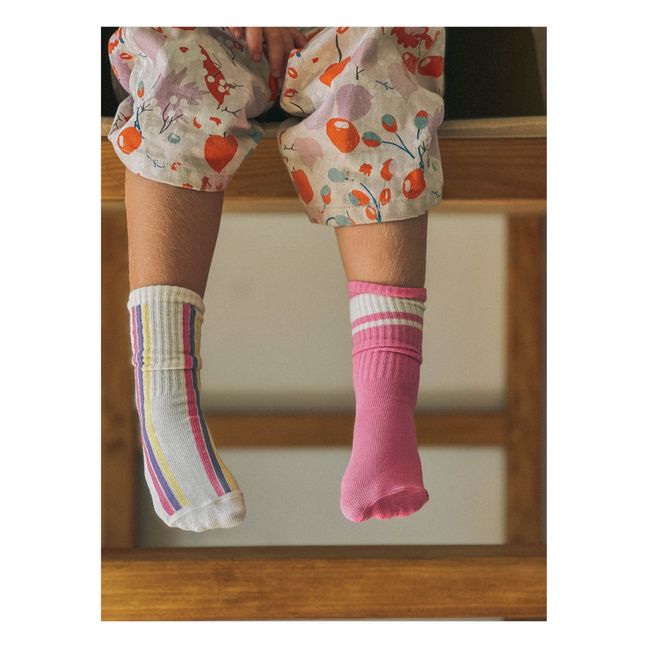 Cherry Lavander Flower Long Dungarees | Violeta