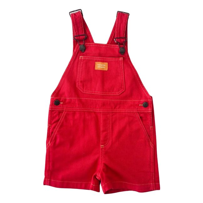 Hot Chilli Short Overalls | Red