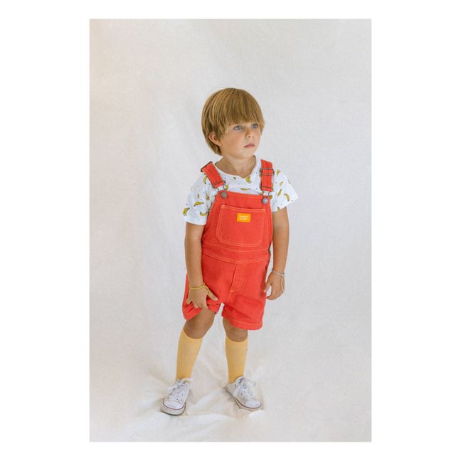 Hot Chilli Short Overalls | Red