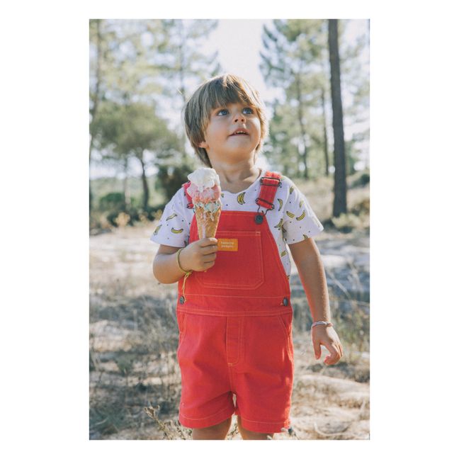 Hot Chilli Short Overalls | Red