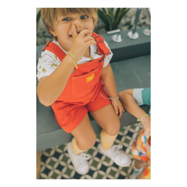 Hot Chilli Short Overalls | Red
