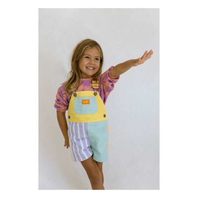 Coconut Palm Short Overalls | Yellow