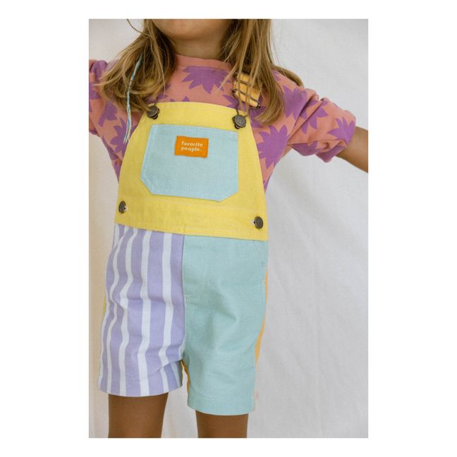 Coconut Palm Short Overalls | Yellow