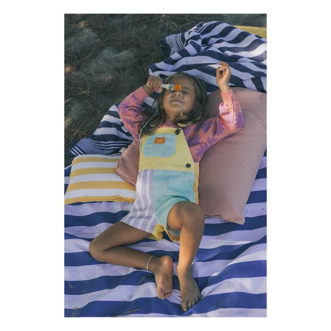 Coconut Palm Short Overalls | Yellow