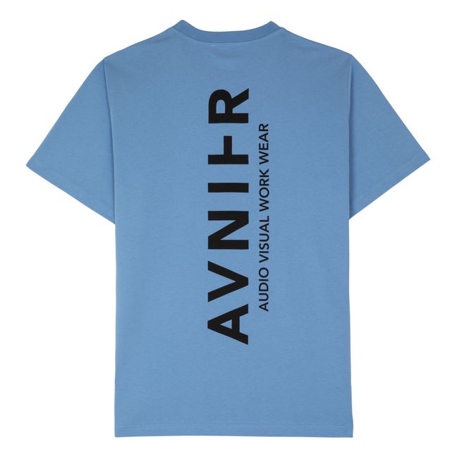 T-shirt Source Vertical V2 Coton Bio | Bleu ciel