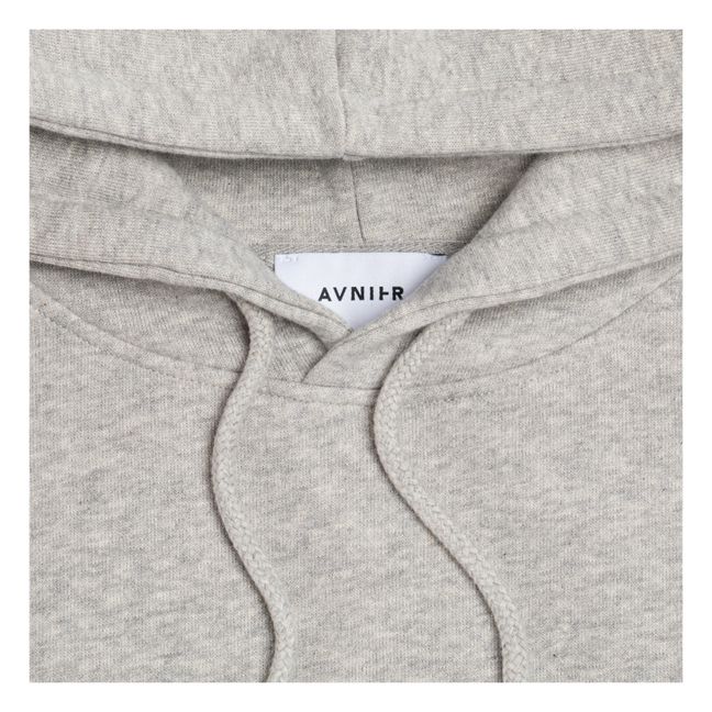 Hoodie Onset V2 Coton Bio | Gris chiné