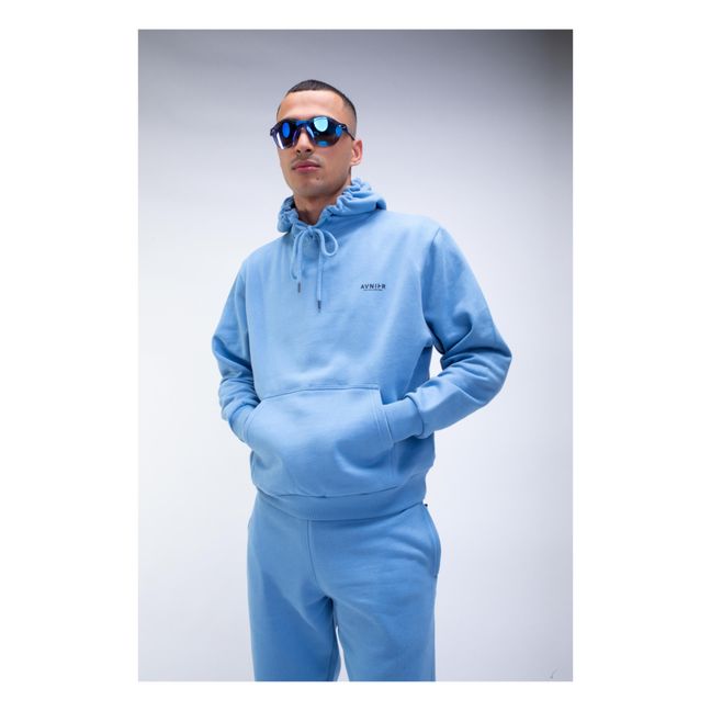 Hoodie Onset Vertical V2 aus Bio-Baumwolle | Hellblau