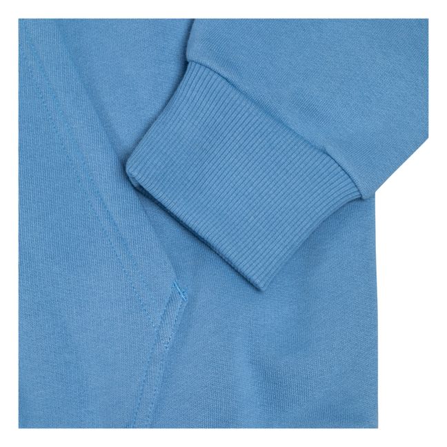 Felpa con cappuccio Onset Vertical V2 in cotone organico | Azzurro