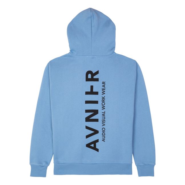 Hoodie Onset Vertical V2 aus Bio-Baumwolle | Hellblau