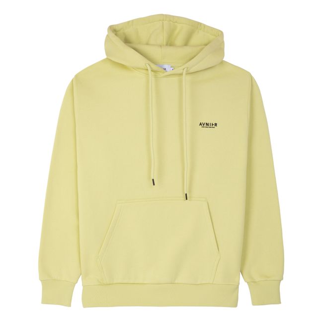 Felpa con cappuccio Onset Vertical V2 in cotone organico | Giallo