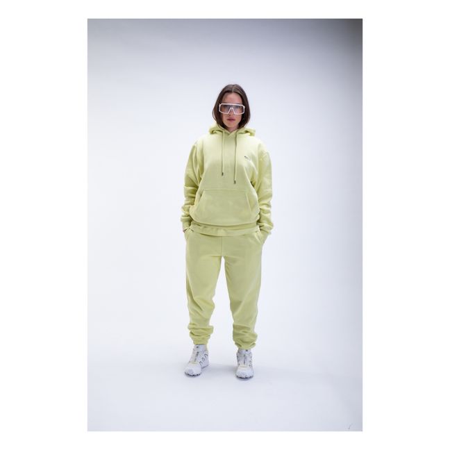 Felpa con cappuccio Onset Vertical V2 in cotone organico | Giallo