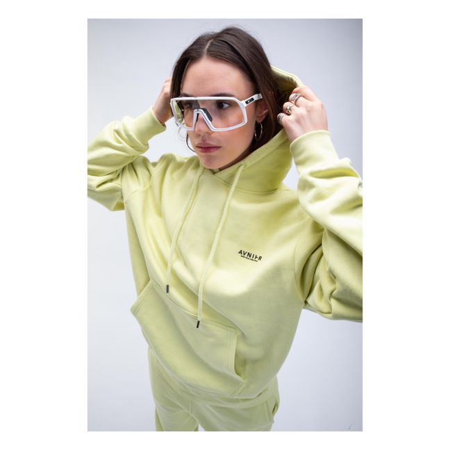 Hoodie Onset Vertical V2 Coton Bio | Jaune