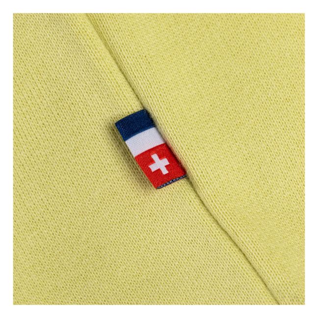 Hoodie Onset Vertical V2 Coton Bio | Jaune