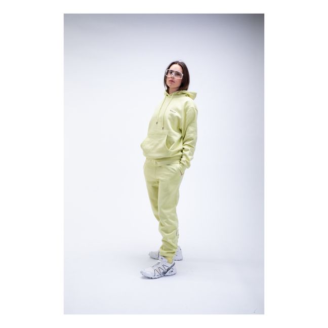 Felpa con cappuccio Onset Vertical V2 in cotone organico | Giallo