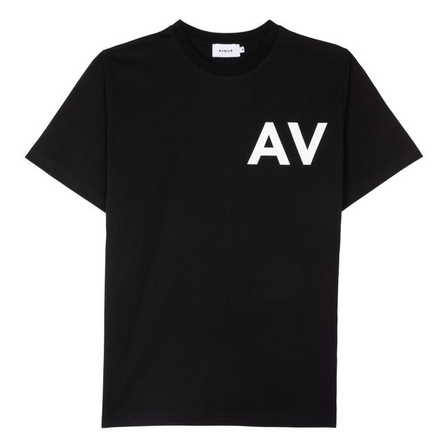 T-shirt Source AV aus Bio-Baumwolle | Schwarz
