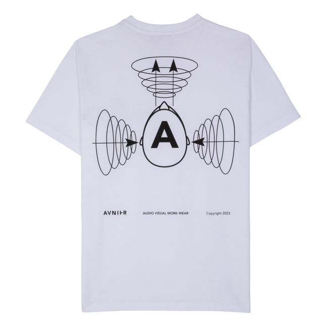 T-shirt Source A Wave Coton Bio | Blanc