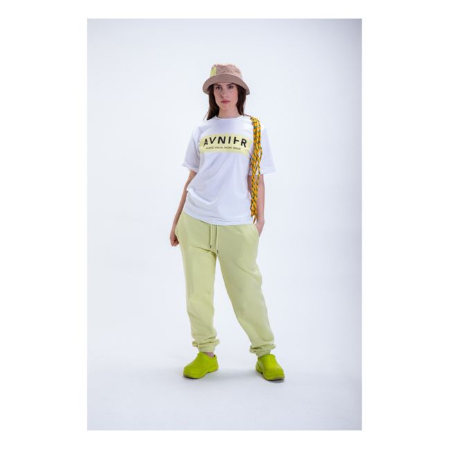 T-shirt Source Block Logo in cotone organico | Bianco