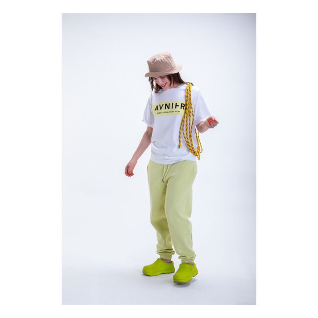 T-shirt Source Block Logo Coton Bio | Blanc