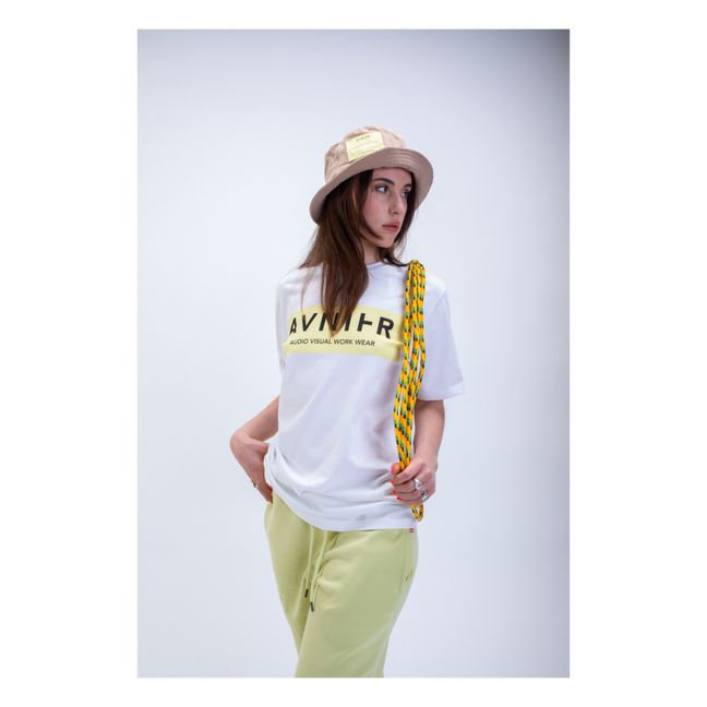 T-shirt Source Block Logo in cotone organico | Bianco