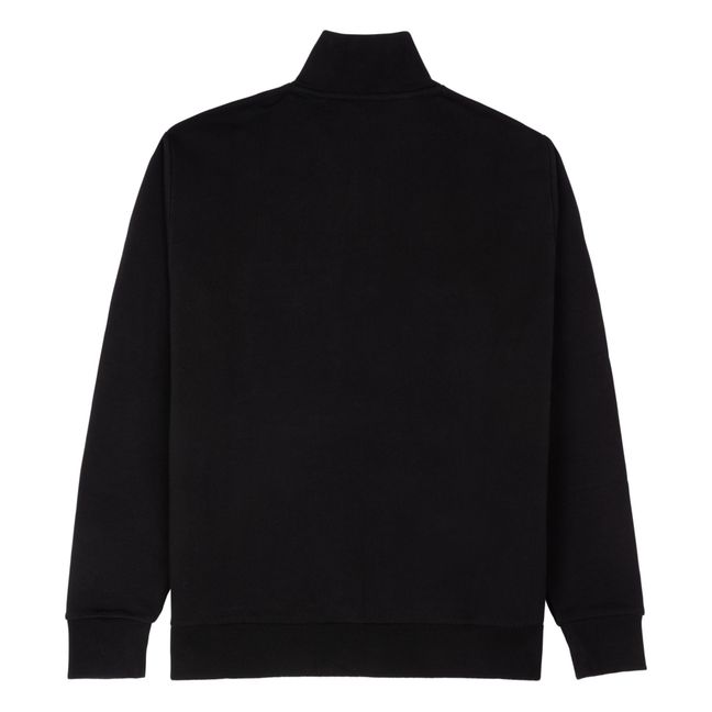 Hoodie Zippé Function Coton Bio | Noir