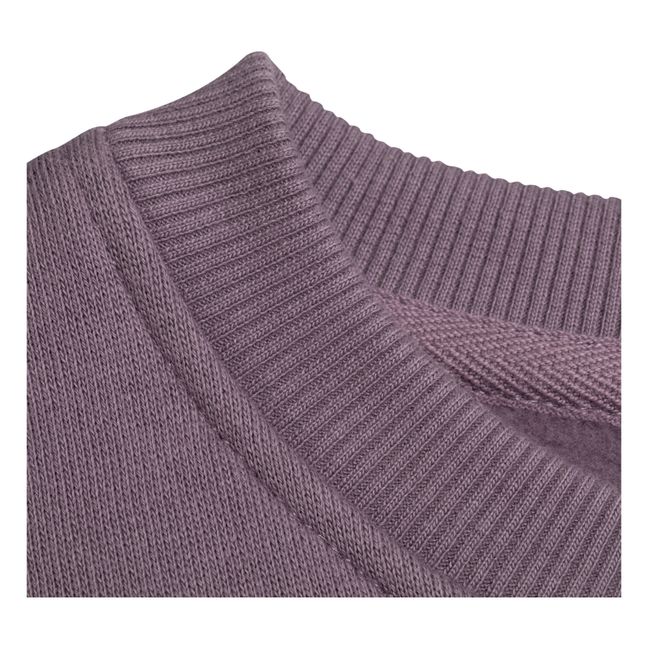 Sweat Encore AVWW Coton Bio | Violet chiné