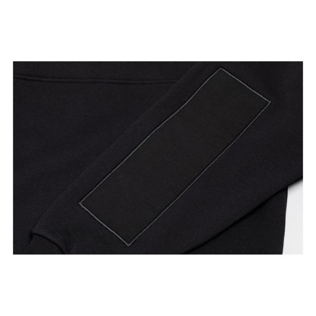 Sudadera de algodón orgánico Shadow | Negro