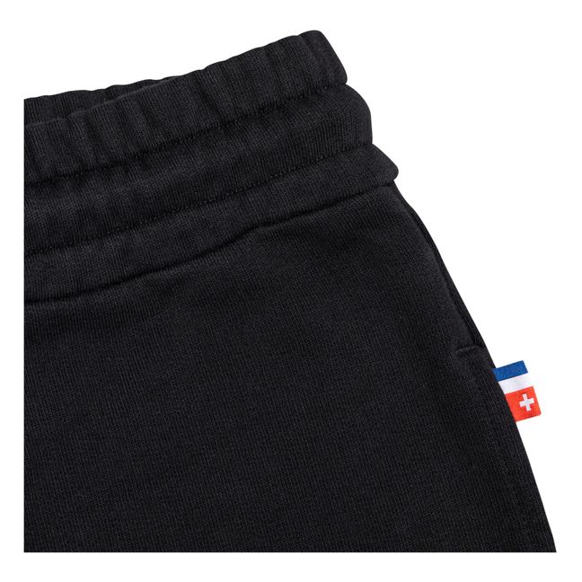 Pantalón de pijama de algodón bio | Negro