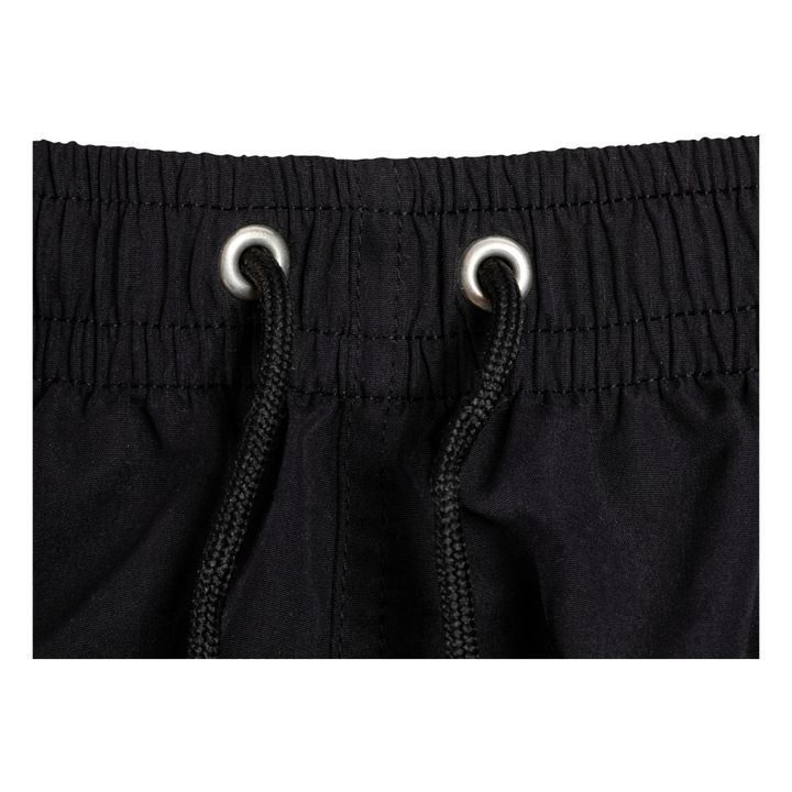 Pantalones cortos de poliéster reciclado | Negro- Imagen del producto n°2