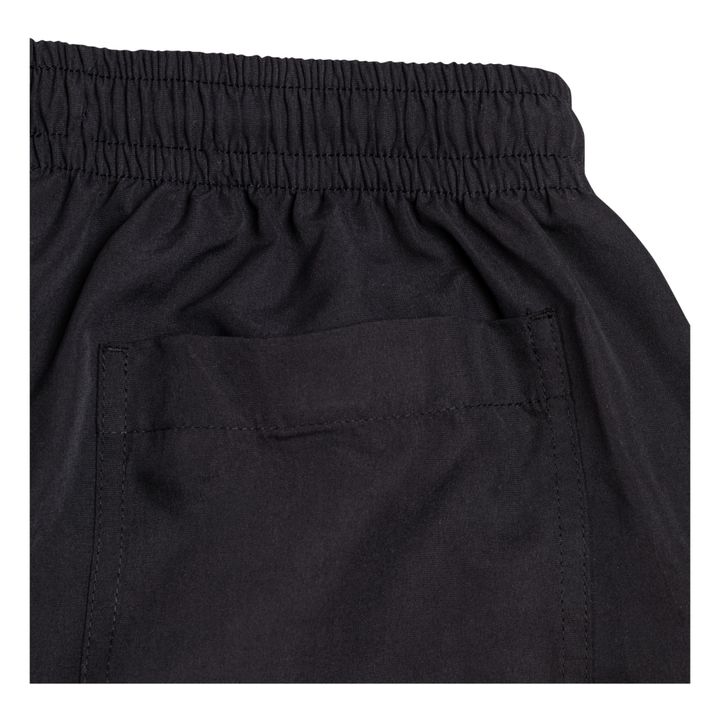 Pantalones cortos de poliéster reciclado | Negro- Imagen del producto n°7