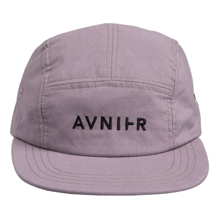 Repeat Organic Cotton Cap | Marled violet- Product image n°0