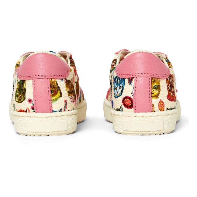 Nathalie Lete Velcro Sneakers | Rosa