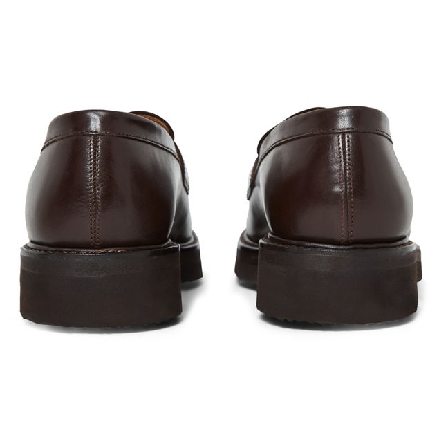 Peter Leather Loafers | Marrone