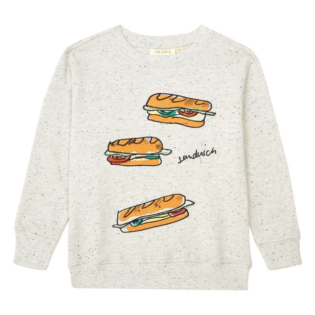 Sweatshirt Sandwich | Hellgrau