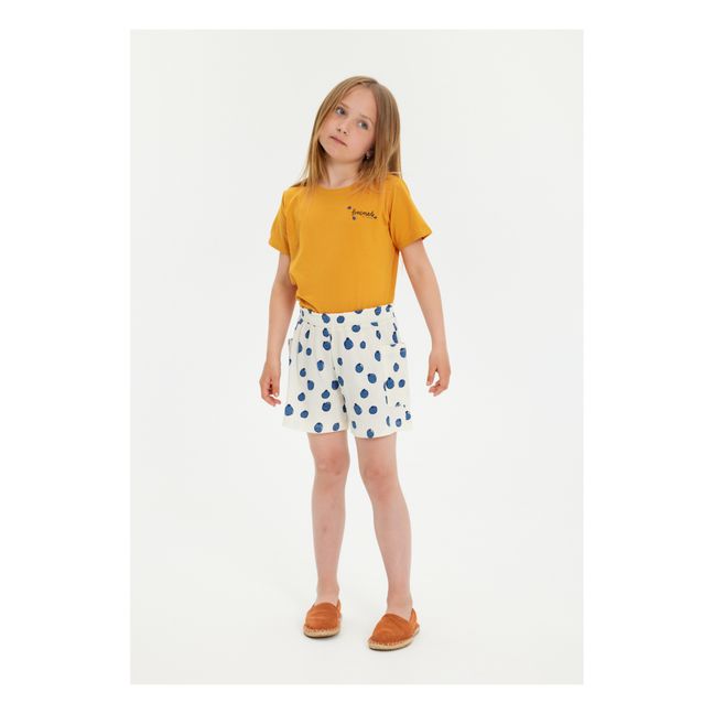 Short Myrtille Coton Bio | Blanc