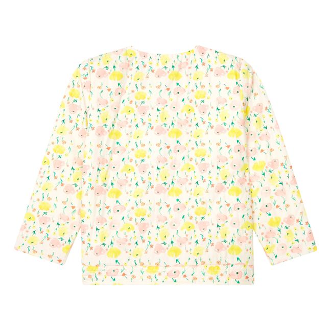 Flower Cardigan | Blanc/Écru
