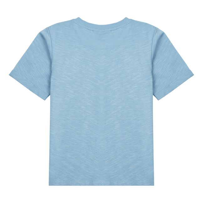 Camiseta Sunshine de algodón ecológico | Azul