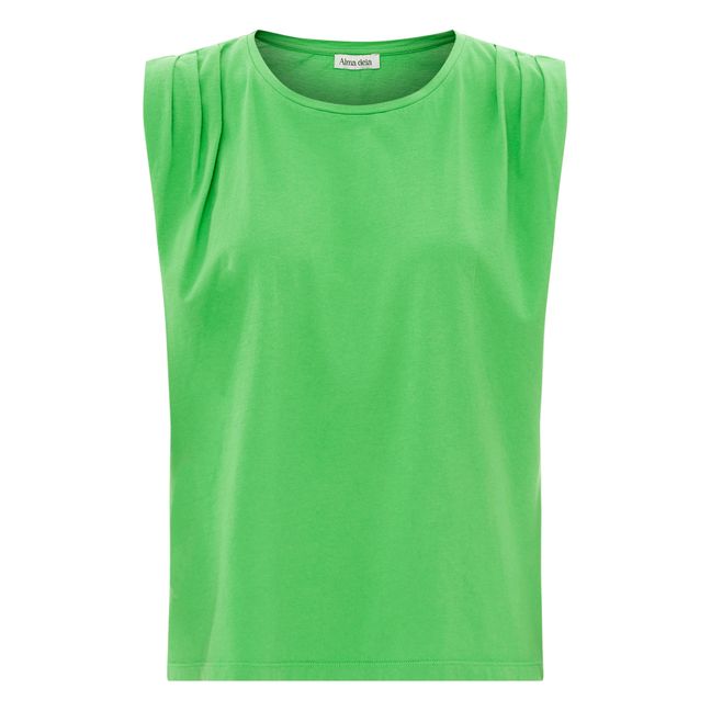 Organic Cotton Tank Top | Grass green