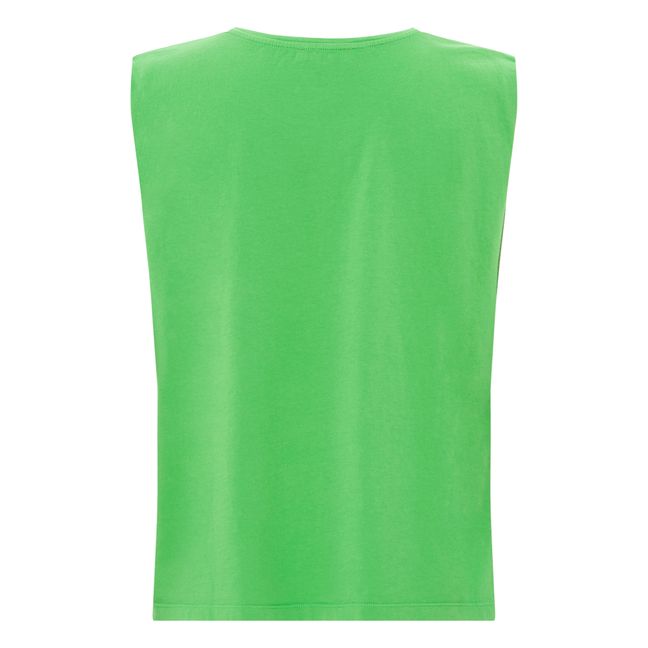 Organic Cotton Tank Top | Grass green