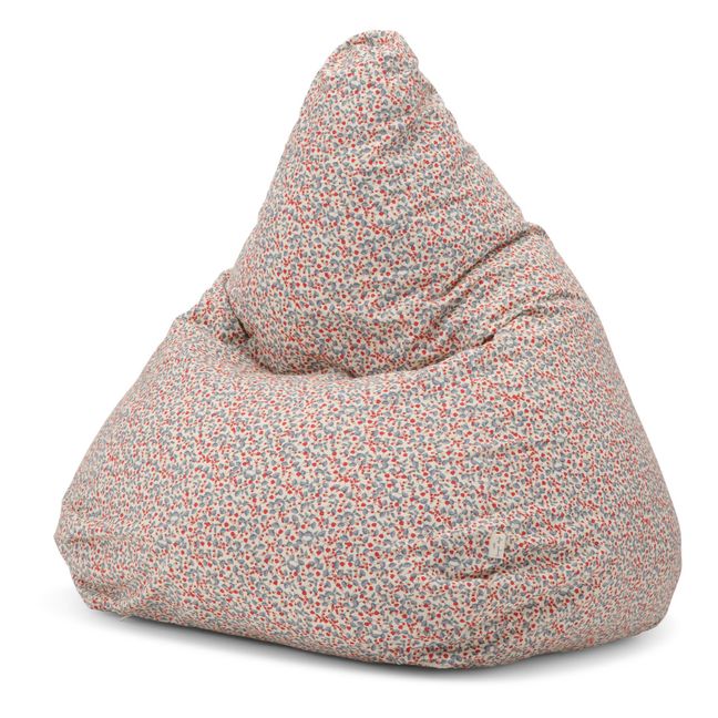 Pouf en coton bio Marché de fleur