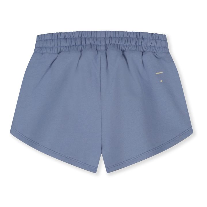 Pantalones cortos de algodón orgánico Uni | Azul- Imagen del producto n°4