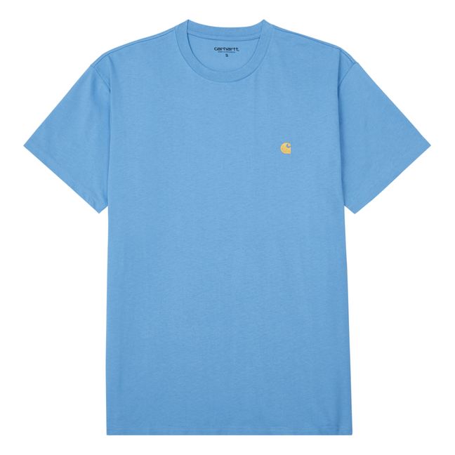 Chase Cotton T-Shirt | Azul Cielo