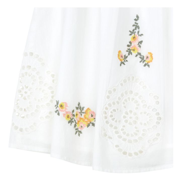 Embroidered Dress | Ecru- Product image n°5