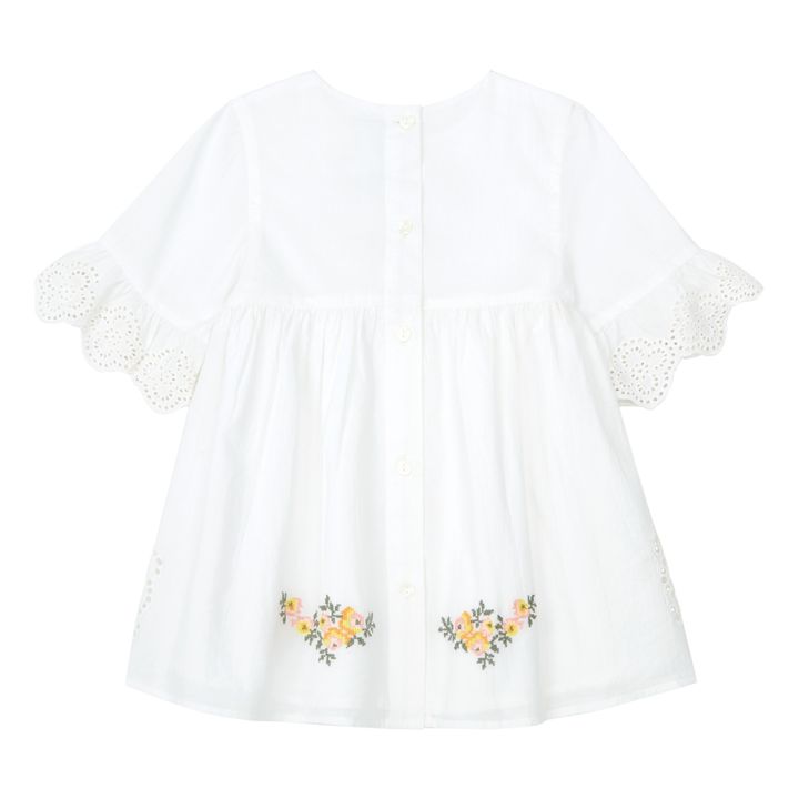 Embroidered Dress | Ecru- Product image n°6