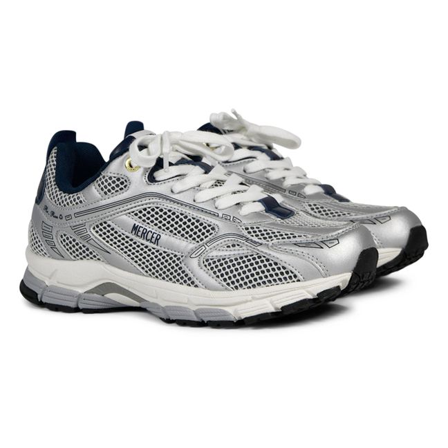 Sneaker The Re-Run Leder | Silber