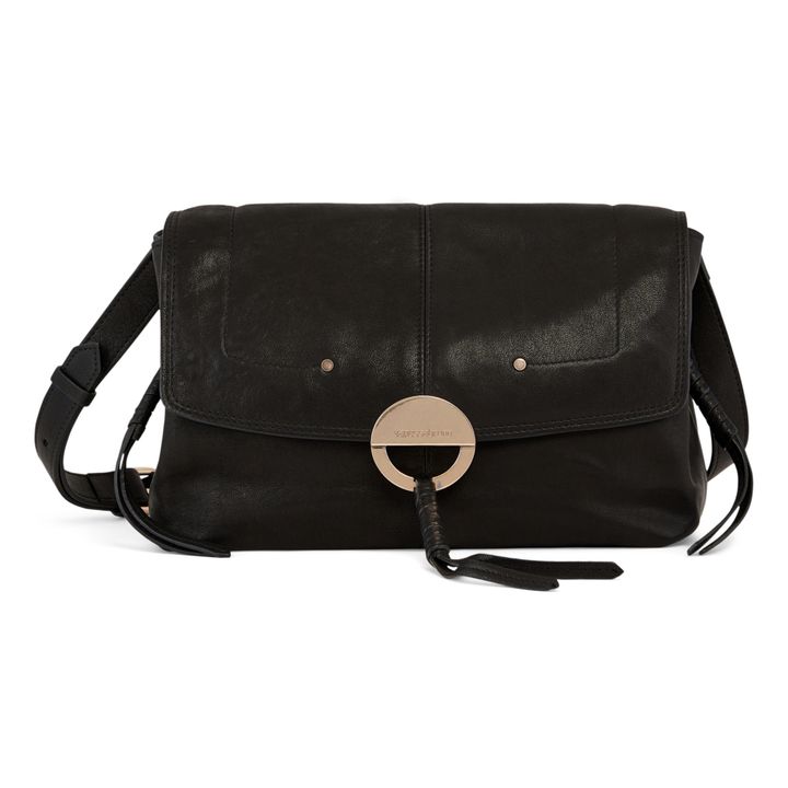 Crossbody GM Leather Bag | Black- Product image n°0